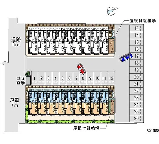福島市南町 月極駐車場